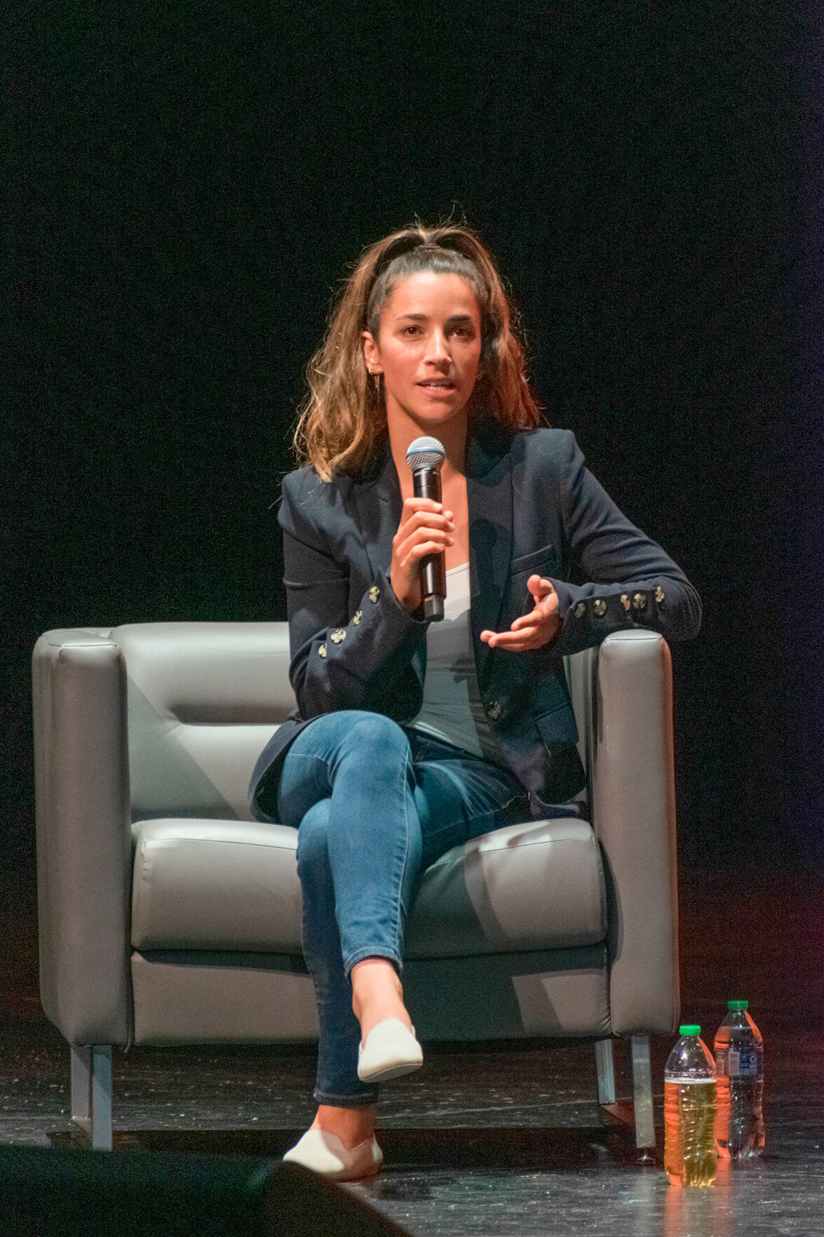 Aly Raisman in the Student Union